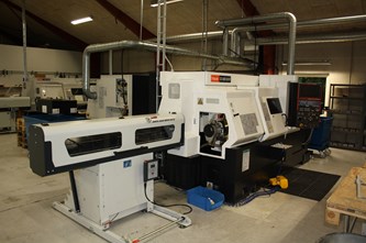 Mazak SQT250M. Dimensioner: Ø6-Ø250, Z=1000, udboring Ø75 m/stanglader